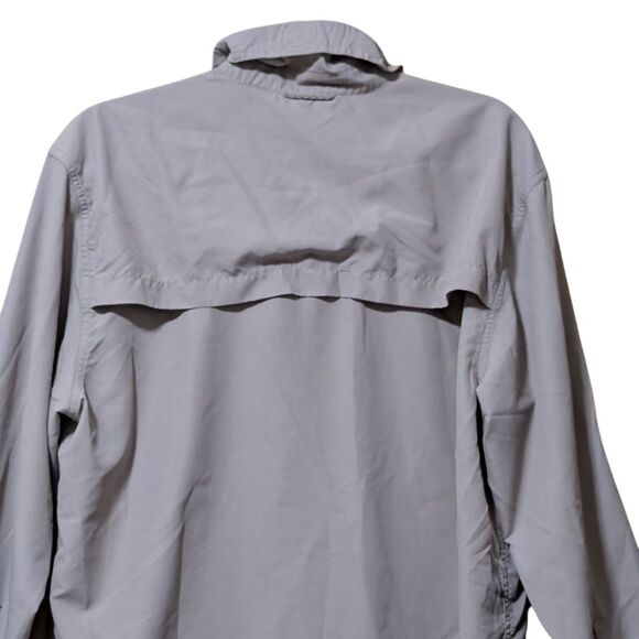 Eddie Bauer long sleeve fishing shirt men's size Medium Performance mesh outdoor - Picture 9 of 10
